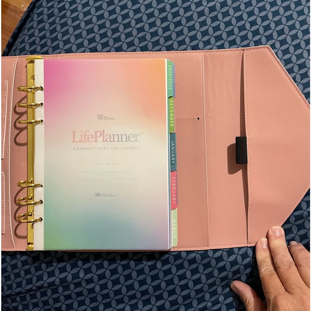 A5 Blush Erin Condren Daily Life Planner